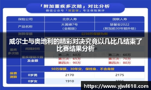 威尔士与奥地利的精彩对决究竟以几比几结束了比赛结果分析